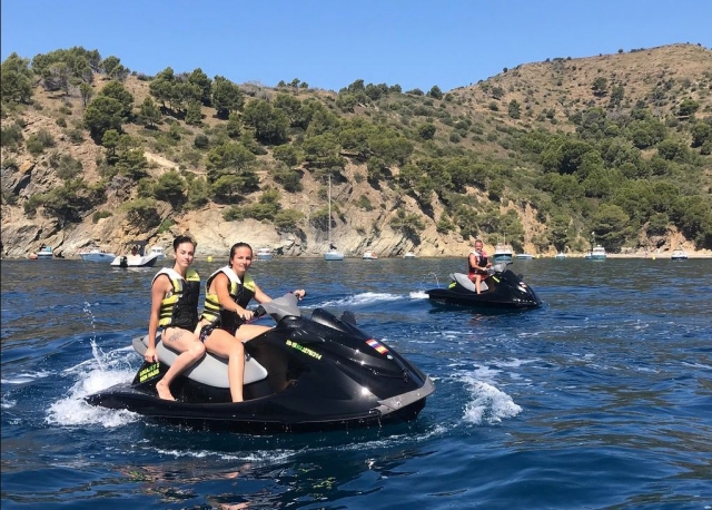 Jet skis con amigos